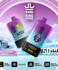 Alternative view of Bang King Dual Flavor 50K Puffs 2U1