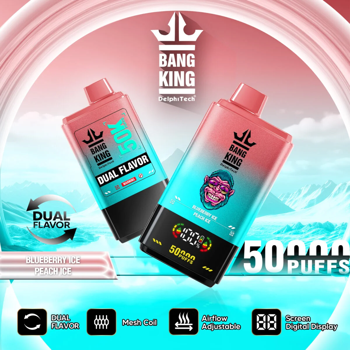 Bang King Dual Flavor 50K – E-cigarete online Hrvatska