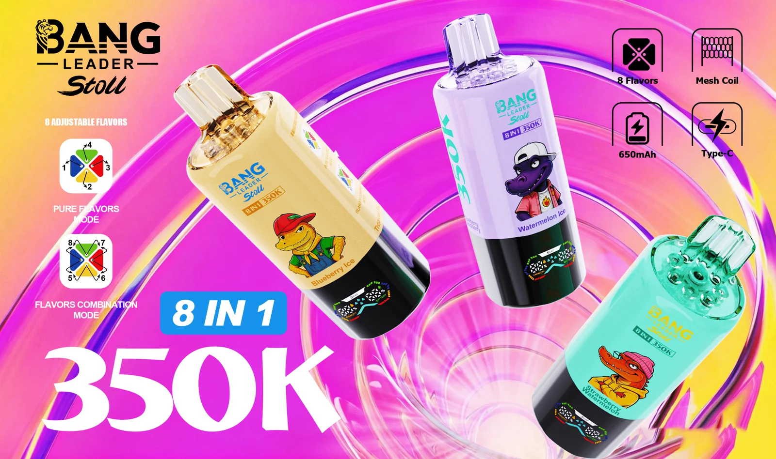Bang Leader Stoll 350K – Vape shop Zagreb
