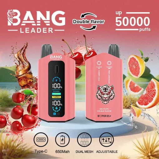 Bang Leader 50K Double Flavor - 50 000 povlačenja, dva okusa