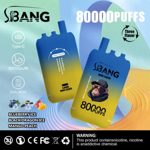 Bang Leader 80K 3u1 jednokratna e-cigareta