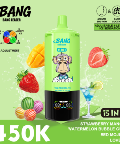 Alternative view of BANG LEADER 450K PUFFS 15w1
