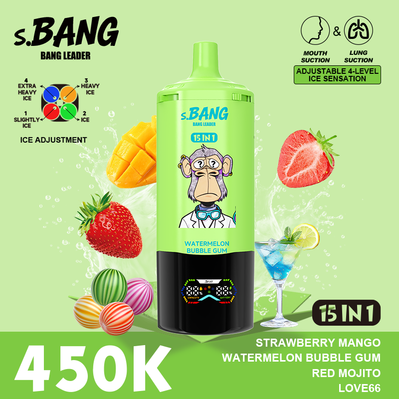 BANG LEADER 450K PUFFS 15w1 - Slika 2